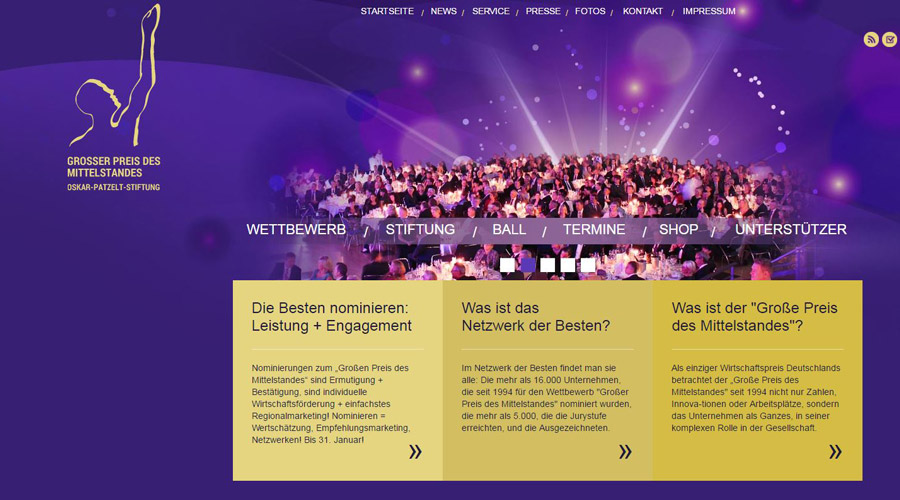 2007: Finalist für den Preis des deutschen Mittelstandes