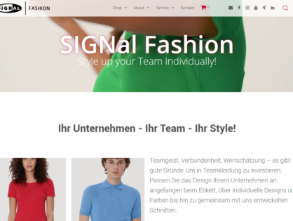 SIGNal Fashion – Style Up Your Team Individually