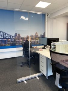 Trennwand Büro