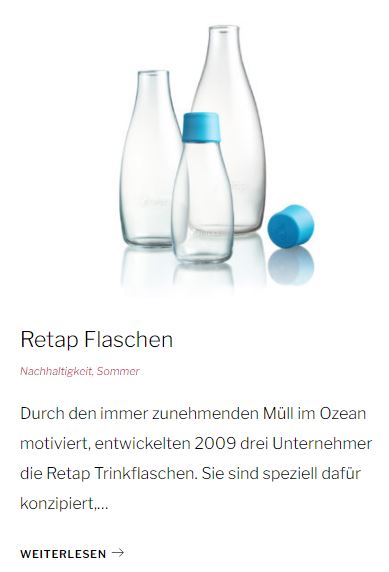 retap flaschen