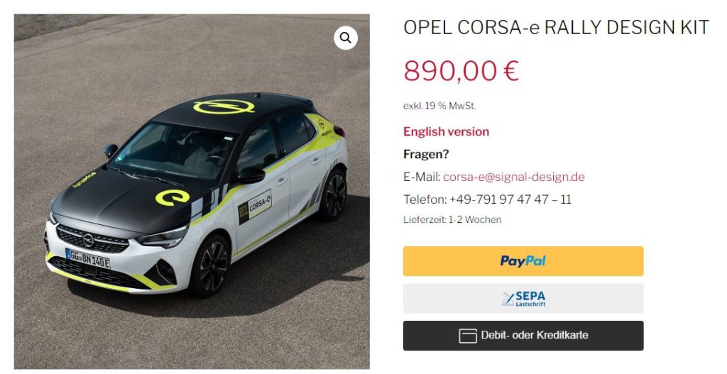 Opel Corsa-e Rally