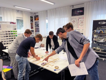 Folien Workshop: erste Schulung der neuen Azubis