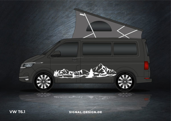 VW T6 Camper Design weiß