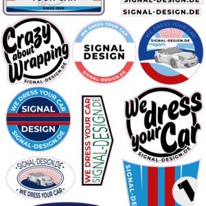 Signal sticker we dress your car