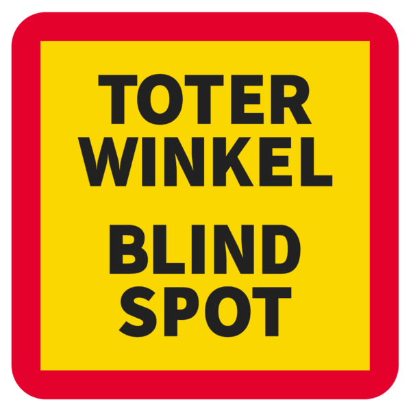 toter winkle zusatzaufkleber