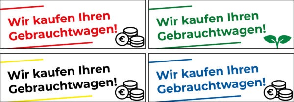 wir kaufen ihren gebrauchtwagen banner