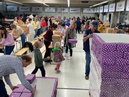 Päckchen Packen für Rumänien