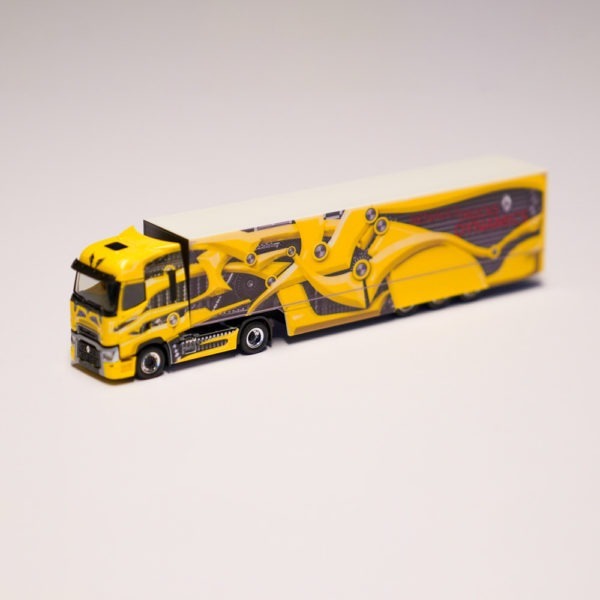 Modell-LKW Renault T-Koffer Sattelzug Trucks-Dynamics-gelb-2