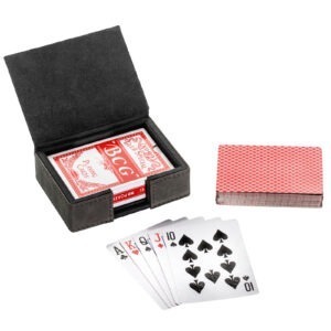 Spielkarten-Set mit Box RE98-CALABASAS schwarz