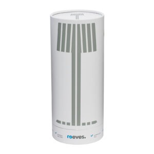Tischlampe silber mit Logo